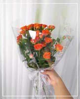 Papier floral carré non couché en pâte vierge mixte, écologique, recyclable, transparent, spécial, qualité professionnelle, directement de l'usine
