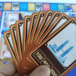 Vente en gros OEM/ODM Jeu de société personnalisé Ensemble de jeu de société personnalisé Monopoli Logo personnalisé Plateau de jeu personnalisé avec accessoires - Product Image 2