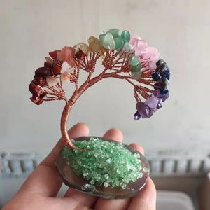 <b>Crystal</b> <b>Tree</b> Ornament With Colorful <b>Crystal</b> Chips For Home Decoration Free Form Design - Product Image 2