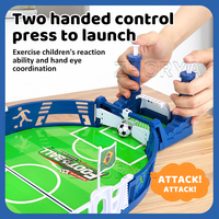 Zhorya Jeu de football de table éducatif portable, mini-jeu de football pour deux joueurs