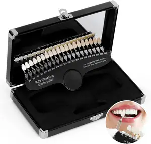 सबसे अच्छा बेच दांत Whitening 3D छाया गाइड दंत दांत विरंजन छाया चार्ट बोर्ड 20 रंग तुलनित्र