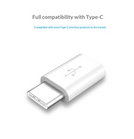 Adaptador Micro USB Hembra a Tipo C, Carga Rápida, Transferencia de Datos, Convertidor OTG Compatible con TPC CN, Sin Material
