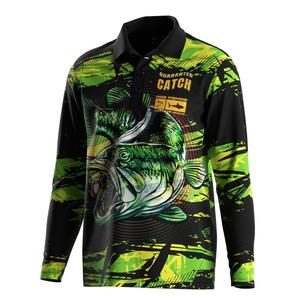 Camiseta de Pesca de Barramundi con Estampados Sublimados, Protección UPF 50+, Tejido Transpirable, Ideal para Pescadores y Cazadores - Product Image 1