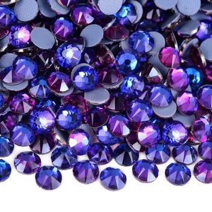 OLeeya Bulk Rhinestone Premium Quality Glass 16 Cuts Xirius Iron on Crystals Hot Fix Rhinestone Transfer for Rhinestones <b>Clothes</b> - Product Image 2