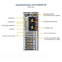 Serveur en stock SYS-7048GR-TR 4U Rack GPU Super Workstation Dual Xeon E5-2600 V4 16 DDR4 DIMM 4 GPU 2000W Titanium Garantie 1 an