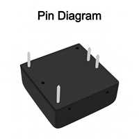 VRB4805YMD-5WR3 VRB4812YMD-5WR3 VRB4824YMD-5WR3 Module d'alimentation DC-DC isolé Hi-Link 5W, entrée 48V (36-72V), boîtier DIP