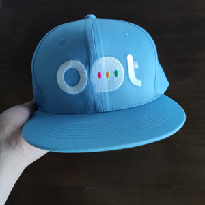Gorras de Hip Hop de 6 Paneles de Alta Calidad OEM, Gorra de Béisbol Personalizada de Acrílico y Algodón con Visera Plana y Cierre a Presión, con Logotipo Bordado - Product Image 3