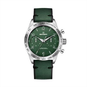 Montre-bracelet chronographe automatique de plongée pour homme, en acier inoxydable, avec logo personnalisé, vitesse 100 m, bracelet en cuir - Product Image 4