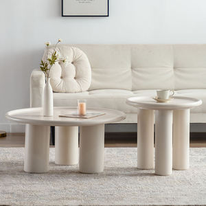 <span class=keywords><strong>Table</strong></span> à thé à vent crème française simple <span class=keywords><strong>table</strong></span> blanche <span class=keywords><strong>pure</strong></span> moderne ménage salon rond petite <span class=keywords><strong>table</strong></span> basse domestique - Product Image 3
