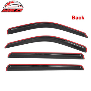 Convient pour Toyota Tundra Crew Cab 22-26, 4 visières de fenêtre en acrylique fumé - Product Image 5