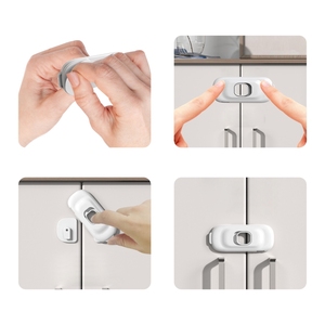 Probebi Gc008 Bé An Toàn Trẻ Em Bảo Vệ Đồ Nội Thất Khóa Tủ Ngăn Kéo Khóa Tủ Ổ Khóa Cho Trẻ Sơ Sinh - Product Image 2