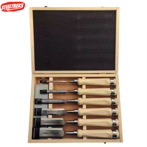 Juego de 6 piezas de herramientas manuales profesionales para tallar madera, personalizables, de grado profesional, para bricolaje, venta al por mayor, nueva oferta - Product Image 1