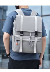 Sac à dos d'ordinateur portable multifonctionnel avec logo personnalisé, sac à bandoulière unisexe pour ordinateur, sac antivol pour étudiants et collégiens - Product Image 5