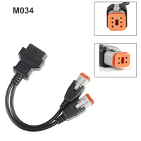 Kits OBDSTAR MOTO IMMO para Programación de Llaves con Código PIN para Motocicletas, Configuración Completa de Adaptadores 1 para X300 DP Plus/X300 Pro4