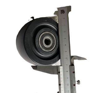 3 Inch <strong>Nylon</strong> <strong>Wheel</strong> with SUS Bearings Durable Polyurethane Rubber TPR Thermoplastic Rubber Swivel Type - Product Image 6
