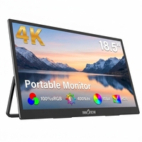 Écran portable léger de 18,5 pouces IPS 4K UHD 3840x2160 60Hz 400 nits de luminosité pour une utilisation à domicile et au bureau