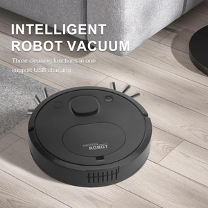 Aspiradora Robótica Inteligente de Bajo Ruido 3 en 1, Barredora, Aspiradora y Mopa, Robot de Limpieza Negro/Blanco/Verde - Product Image 5