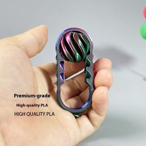 Nuevo Juguete Antiestrés de Impresión 3D, Espiral para Dedos, Estructura Tridimensional, Adorno EDC, Juguete Sensorial de Dos Colores - Product Image 3