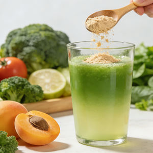 Оптовая поставка сублимированного абрикосового порошка для фруктовых соков и протеиновых коктейлей - Product Image 2