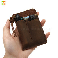 Camping Tactique Holster En Cuir Véritable Couteau Outil Holster EDC Ceinture Poche Organisateur Couteau Gaine Couverture