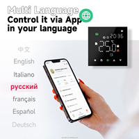 Termostato Inteligente para Calefacción por Suelo Radiante con Control por Aplicación Smart Life, Compatible con WIFI, para Calderas de Calefacción por Agua/Eléctricas, con Alexa y Google