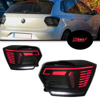 Rückleuchten-Set für VW Polo 2019-2024 Modifizierte LED-Sequenzielle Blinker Bremslichter Auto-Ersatzteile