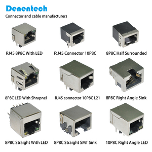 2-Pack RJ45 Network Adapter 10p8c nữ ổ cắm <span class=keywords><strong>8</strong></span> pin vít khối thiết bị đầu cuối Cat5 Cat6 Lan CCTV DVR Ethernet kết nối - Product Image 4