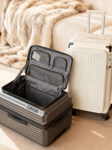 Grande <span class=keywords><strong>valise</strong></span> rigide extensible à ouverture par le haut avec roulettes pivotantes, coque rigide tout en PC, bagage cabine - Product Image 2