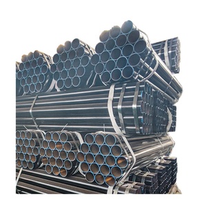 Tube en acier ERW Tuyau en acier rond soudé verni noir Gr.B sch10 sch40 - Product Image 1