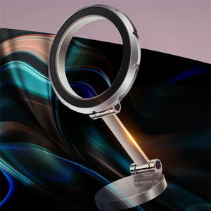 Support de téléphone de voiture magnétique à rotation de 360 °, berceau automobile adhésif inférieur pour téléphone portable - Product Image 4