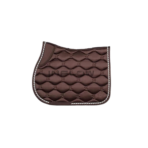 Listo para la venta Acolchado Doma y almohadillas de sillín multiusos Juego de vendajes de lana polar y ganchillo Fly Veil Saddle Pads para la venta - Product Image 1