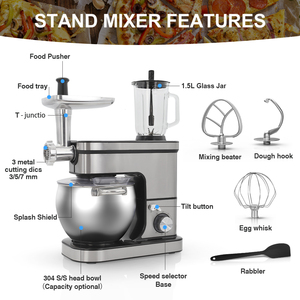 2000W 8L Appareils <span class=keywords><strong>de</strong></span> <span class=keywords><strong>cuisine</strong></span> professionnels Gâteau Patissier Robot <span class=keywords><strong>de</strong></span> <span class=keywords><strong>Cuisine</strong></span> Machine Électrique Alimentaire Stand Mixeurs - Product Image 3