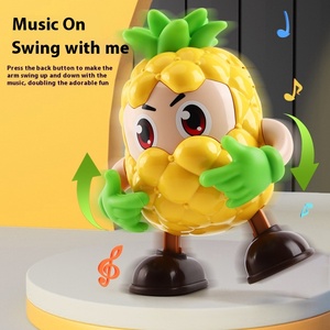 Juguete de dibujos animados para niños, Robot eléctrico de frutas, grabación de canto, habilidades para hablar, plástico, piña, manzana, puesto callejero para - Product Image 5