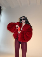 Manteau cardigan ample à capuche en fausse fourrure pour femme, couleur unie, décontracté, écologique, luxe, mode, hiver
