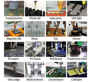 Độ chính xác cao 3 trục máy tính để bàn CCD trực quan tự động nhựa Epoxy lỏng Silicone dính keo máy phân phối Robot - Product Image 6