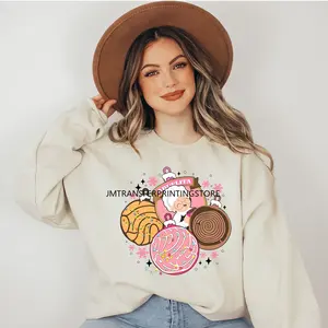 Autocollants de Noël mexicains roses pour t-shirt, Tamale Feliz Navidad Pan Dulce <span class=keywords><strong>Tuki</strong></span> <span class=keywords><strong>Tuki</strong></span> Donkey Latino Xmas Transfers - Product Image 3