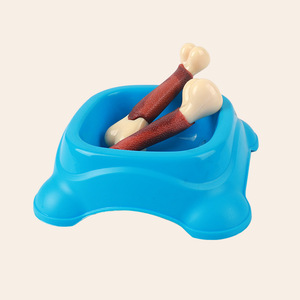 <strong>Dog</strong> <strong>Bones</strong> for Aggressive Chewers Large Breed Hard <strong>Nylon</strong> Beef Flavored Chew Toy Durable Indestructible for Puppy Teething - Product Image 2
