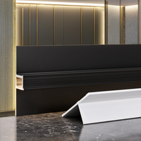 Shensheng Factory moderne LED-Licht Aluminium Sockel leiste Einfache Installation Wand paneel für den Hotel gebrauch
