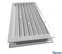 Grille de transfert en aluminium pour portes ou murs, pour ventilation naturelle, 400*200MM