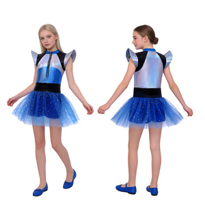 Robe de cosplay unisexe en polyester à thème spatial dégradé laser avec personnage Echo de HP pour Halloween, idéale pour les spectacles et fêtes d'enfants - Product Image 2