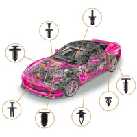 675 pièces Assortiment Clips Rivet Kit Car Body Clip Kit Avec Push In Type Rivets En Plastique Attaches Universel Auto Attache Clips ensemble