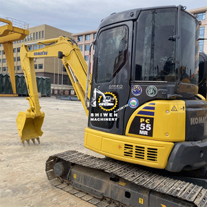 Komatsu PC55MR Used Excavator 5.5-ton Mini Crawler Digger 28kw Power For Building Original <b>Paint</b> CE EPA Certification pc40 pc56 - Product Image 2
