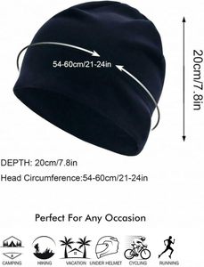 Bonnet de cyclisme, doublure de casque, bonnet de montagne, avec logo personnalisé imprimé ou brodé - Product Image 2