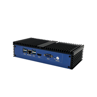 Computadora de escritorio industrial integrada Win Mountbale sin ventilador con ranura para tarjeta Sim Box Pc Industrial Mini Pc
