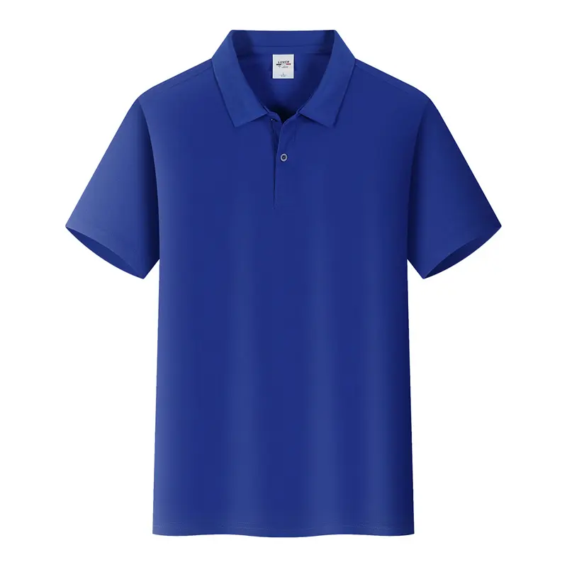 TシャツプリントロゴPOLO SHIRTスーパークールWORSTED COTTON POLOシャツ