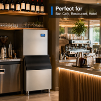 Machine à glaçons commerciale intelligente OEM ODM en acier inoxydable pour les magasins de vente au détail de boissons