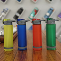 Vente en gros 750ml/850ml Revêtement mat Plastique Sports Drinkware Promotion de l'usine de Taizhou Cadeau Sipper Bouteille d'eau