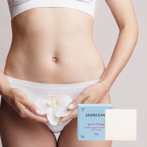 <span class=keywords><strong>Savon</strong></span> blanchissant d'<span class=keywords><strong>hygiène</strong></span> féminine de marque privée pour le blanchiment de la peau grasse <span class=keywords><strong>savon</strong></span> Yoni Ph équilibré fait à la main pour les femmes - Product Image 1