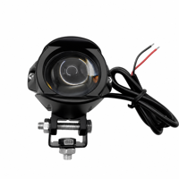 Feux LED tout-terrain auxiliaires 18W bicolores blanc/ambre, projecteur laser antibrouillard pour moto, voiture, SUV, VTT