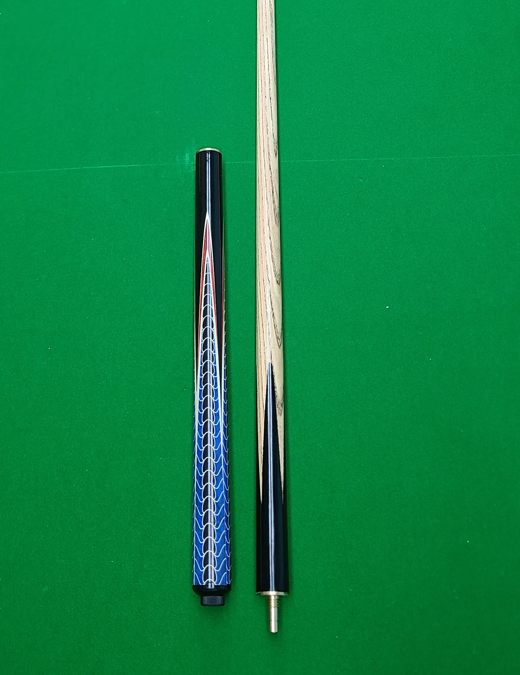 China Factory Custom Logo Carbon Billiard Snooker Cue 3 4 Jointed Woods Snooker Cue Stick Sport Steel Stainless Pool
